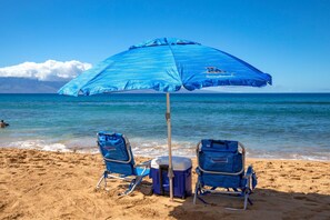Accommodatie ligt op het strand