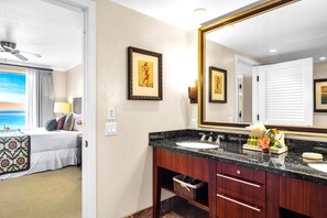 Shower, hair dryer, towels - KBM Resorts | FREE CAR | Honua Kai Konea | Ocean view | 3-Bedroom Condo with Amazing views! HKK-825 (Kaanapali)