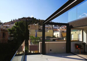 Panoramic Penthouse, City View | Terrace/patio - Absolute Athens Acropolis Muses (Athens)