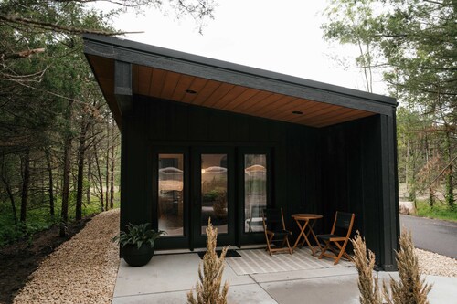 Stylish One-Bedroom Cabin at Woods & Co Weddings + Events