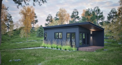 Stylish One-Bedroom Cabin at Woods & Co Weddings + Events