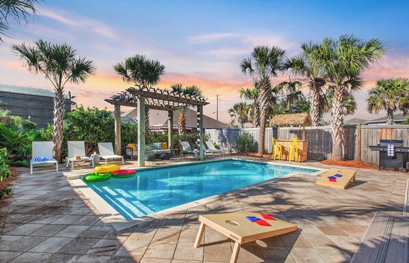House (Multiple Bedrooms) | Front of property - Sleeps 18! Private Pool, Hot Tub, Near Beach Miramar Dream House by Avantstay (Miramar Beach)