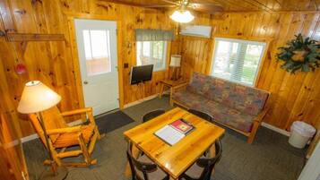 Smart TV, table football, ping pong, books