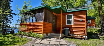 Classic Minnesota Lakefront Cabin - Private Beach & Resort Amenities