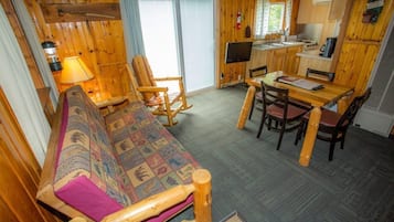 Smart TV, table football, ping pong, books