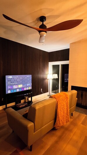 Smart TV, video games, books, stereo