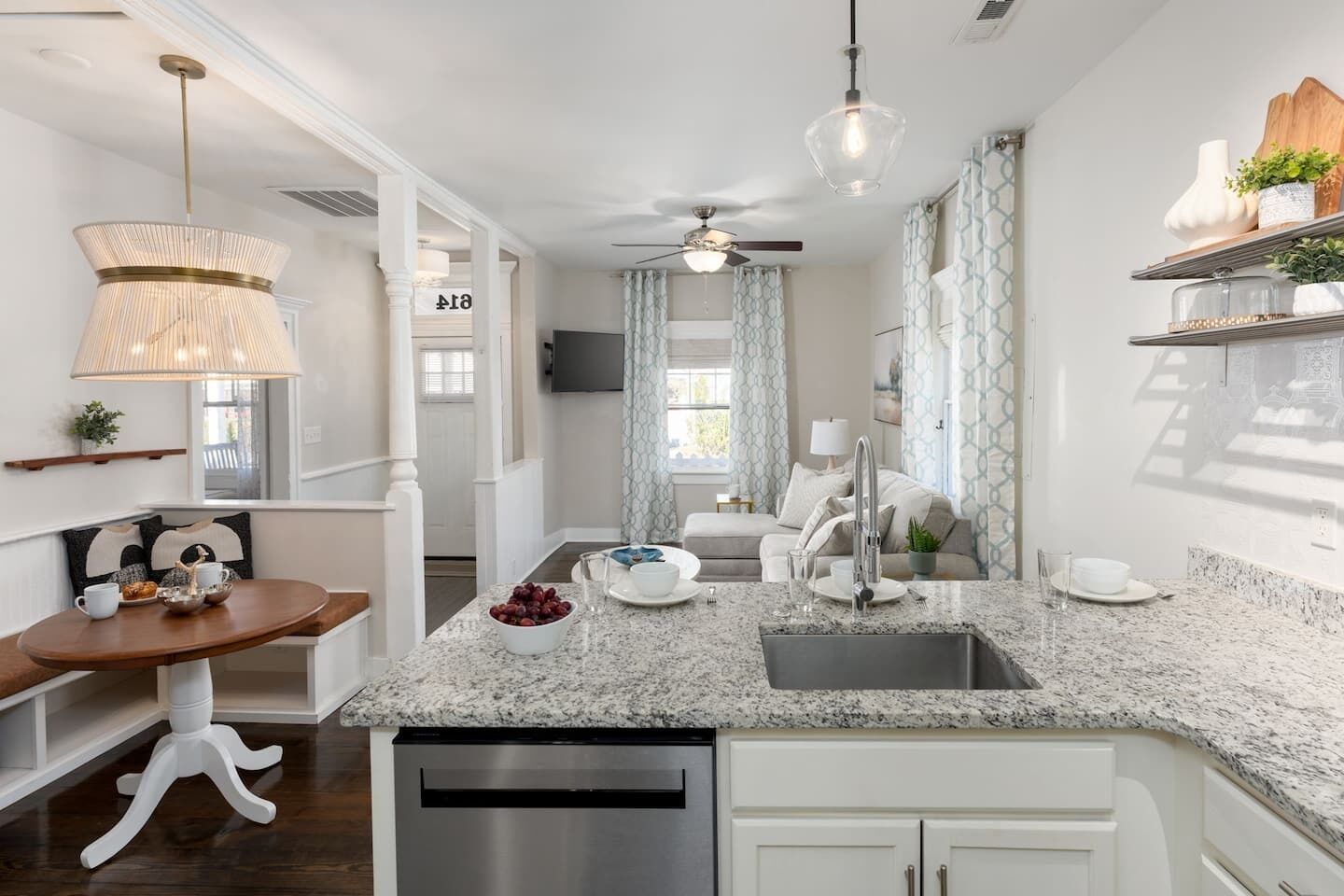 Island Counter Seating for 3