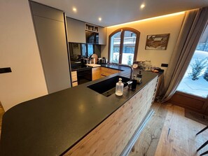 Private kitchen - Grande Motte Lodge (Tignes)