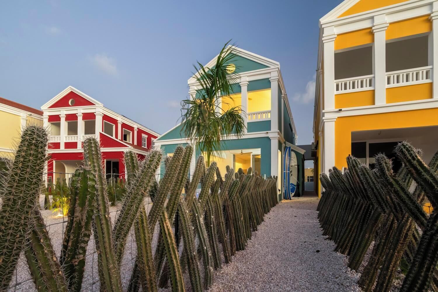 Front of property - evening/night