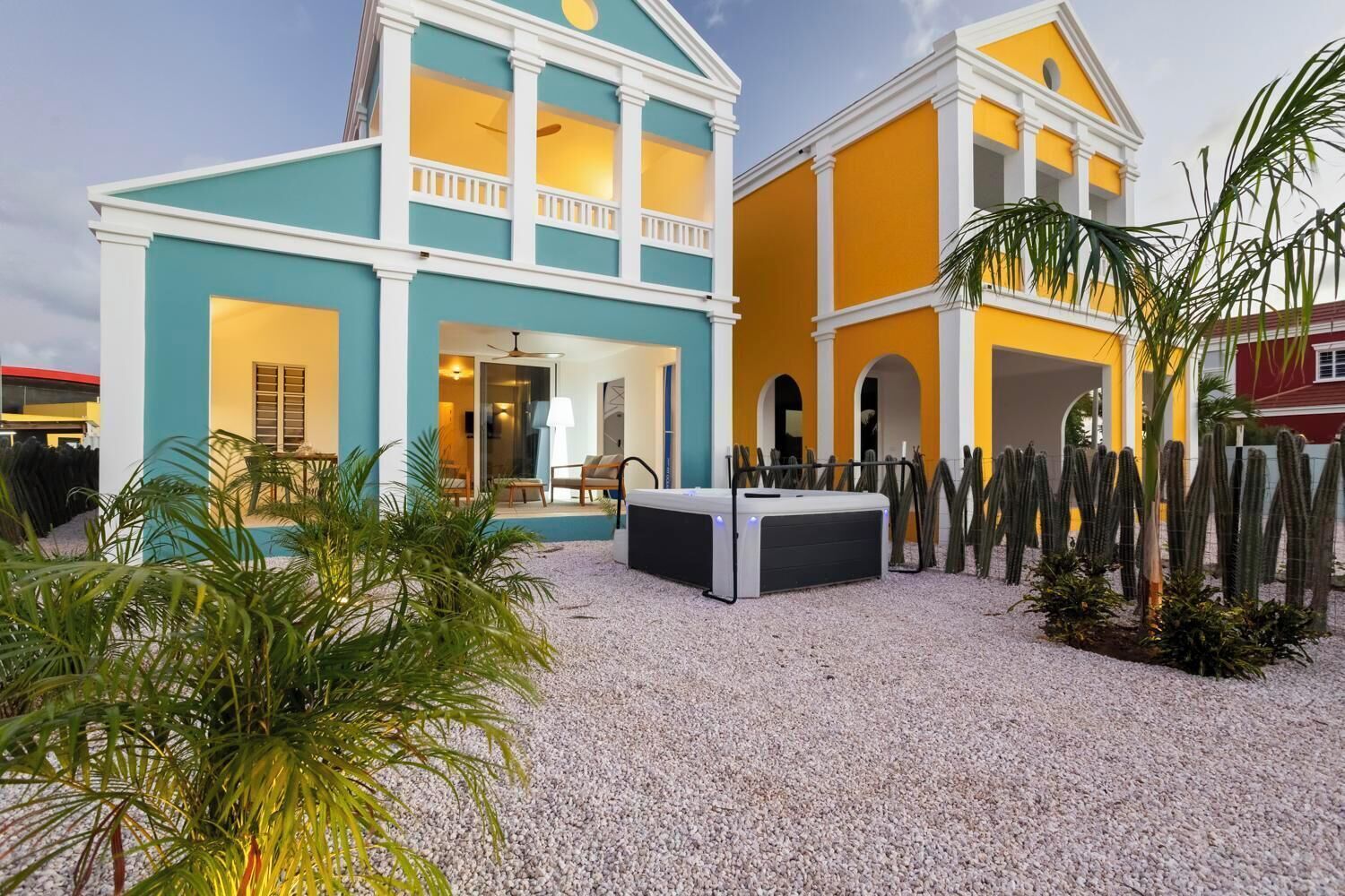 Front of property - evening/night
