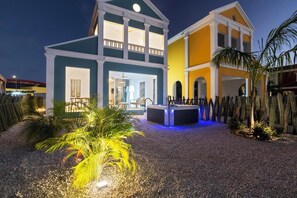 Front of property – evening/night