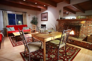 Cabin: Gregory's Den | Living area | Flat-screen TV
