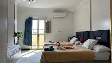 Comfort-Dreibettzimmer | Bettwäsche aus ägyptischer Baumwolle, hochwertige Bettwaren