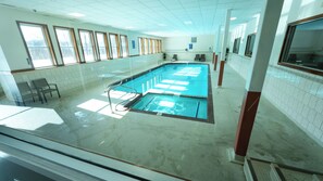 Indoor pool, outdoor pool