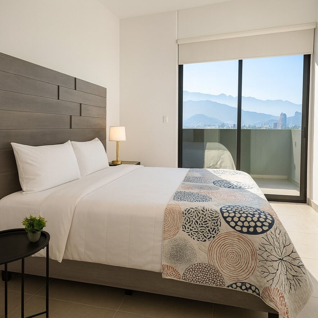 Apartemen Klasik, Beberapa Tempat Tidur, balkon, pemandangan kota | Didekorasi berbeda-beda dan dilengkapi dengan perabotan berbeda-beda