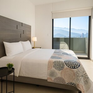 Classic Apartment, Multiple Beds, Balcony, City View | Individually decorated, individually furnished, laptop workspace - Panoramic Lofts La Silla (Monterrey)