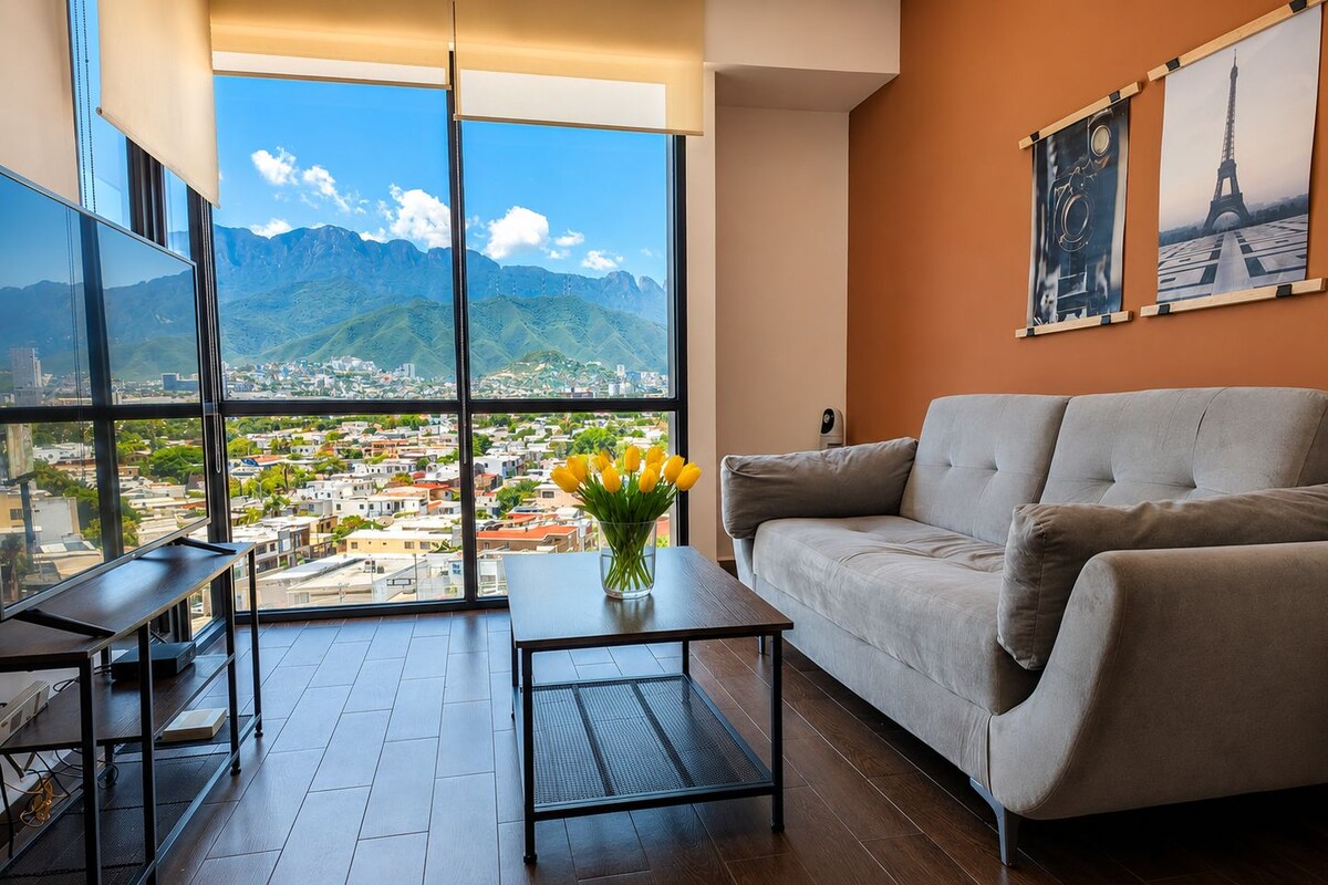 Family Apartment, Multiple Beds, Pool Access, Mountain View | Living area | Smart TV, streaming services