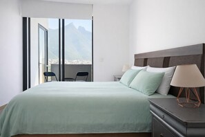 Executive Apartment, 1 Queen Bed with Sofa bed, Balcony, Mountain View - Panoramic Lofts La Silla (Monterrey)