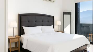 Superior Apartment, 2 Bedrooms, Balcony, Mountain View | Individually decorated, individually furnished, laptop workspace