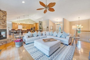 TV, video games, DVD player, table football