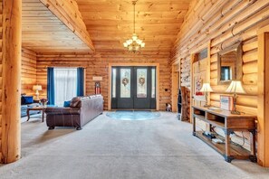 TV, fireplace, video games, DVD player