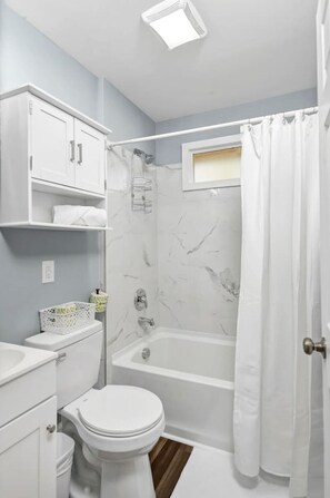 Hair dryer, towels - Margrave Retreat Unit 'A' | 2 BR 1BA (Columbia)