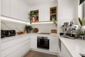 Lägenhet - 3 sovrum - havsutsikt | Eget kök | Vattenkokare och matbord