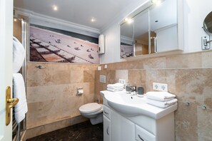 Shower, hair dryer