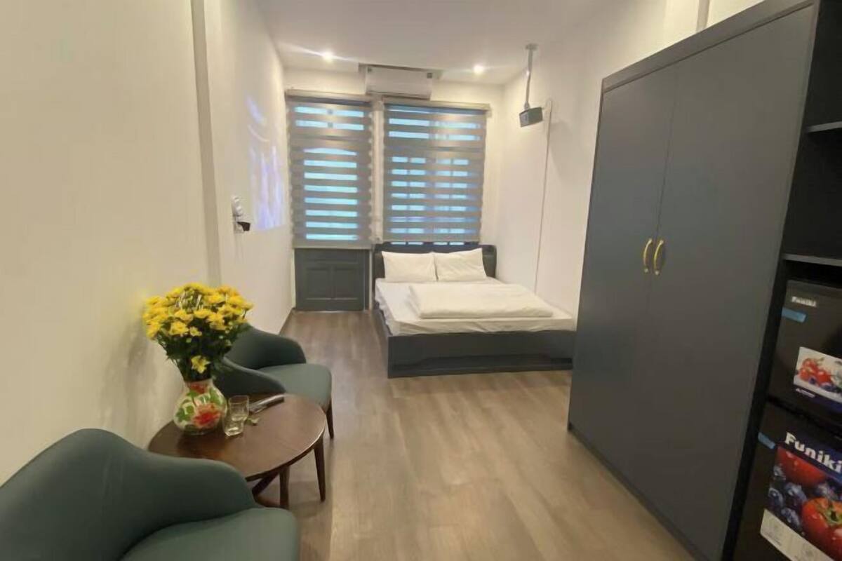 Een minibar, gratis wifi