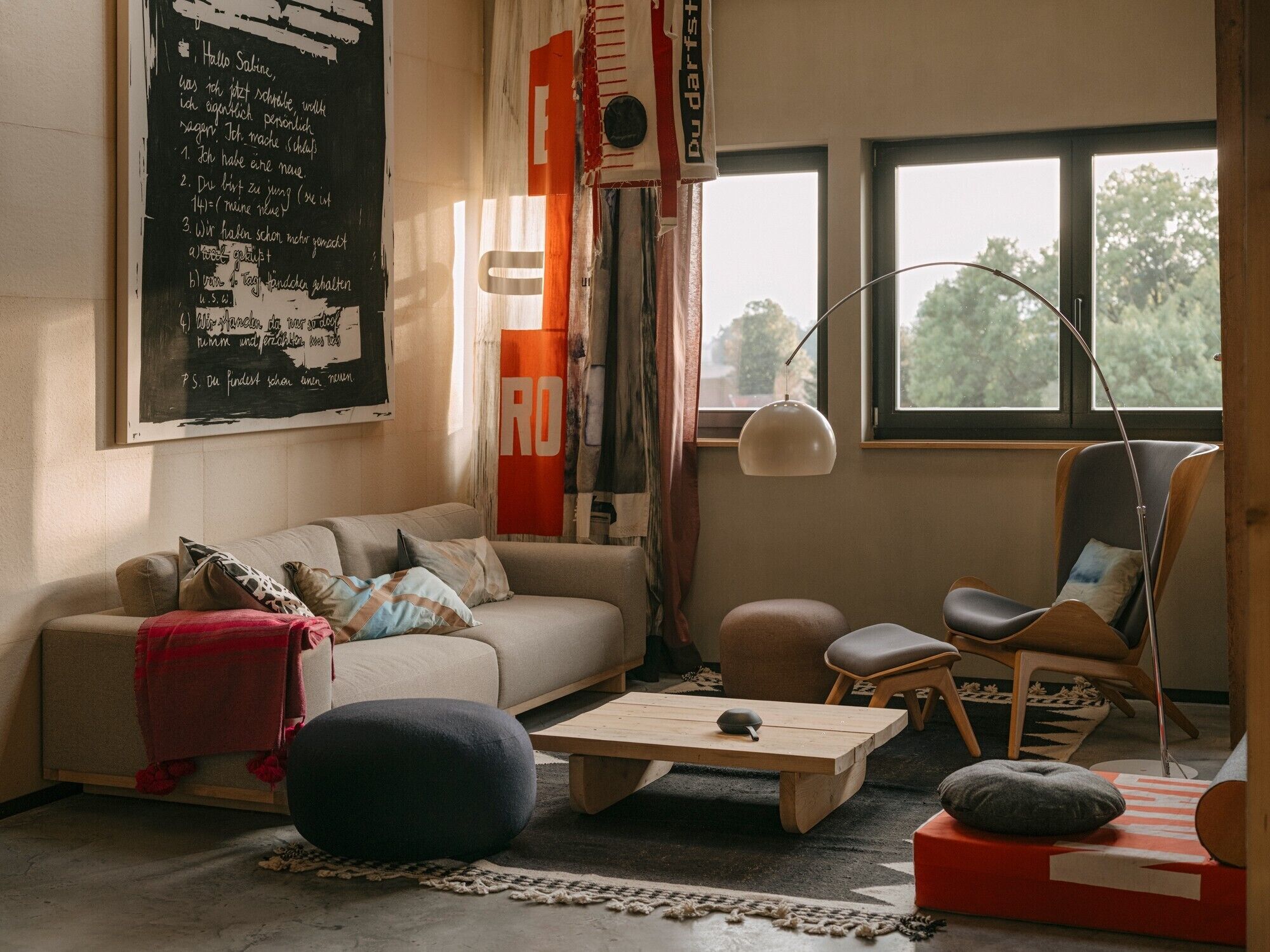 Chimenea y tenis de mesa 