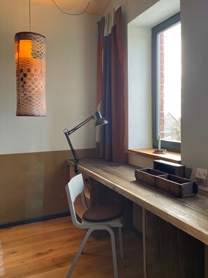 Interior - Apartment 'Kuhstall' with Shared Terrace, Shared Garden and Wi-Fi (Hirschfeld)