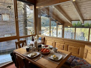Dining - Panorama Chalet “Marei Hütte” - Your vacation home with mountain view and terrace (Hohentauern)