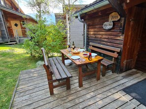 Outdoor dining - Panorama Chalet “Marei Hütte” - Your vacation home with mountain view and terrace (Hohentauern)