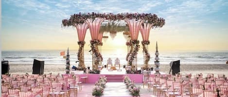 Área de bodas al aire libre
