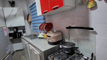 Microondas, horno, parrilla de estufa y lavavajillas