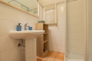 Shower, hair dryer
