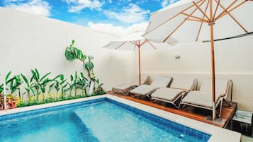 Outdoor banquet area