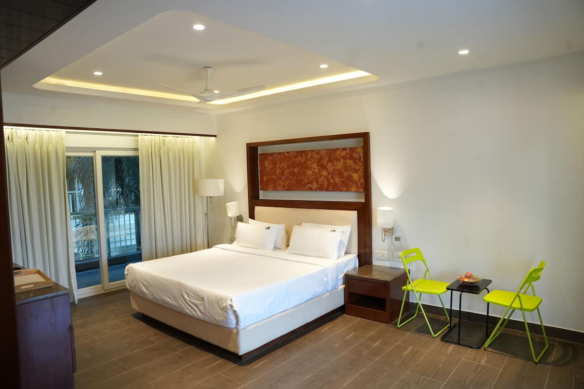 Chambre Prestige, balcon, vue sur le jardin | Vue sur le jardin