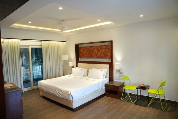 Chambre Premium, balcon, vue jardin | Vue sur le jardin