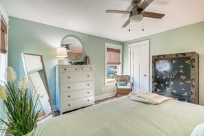 1 bedroom, iron/ironing board, WiFi, bed sheets - Walk to Beach: Apt w/ Private Hot Tub! (Kill Devil Hills)