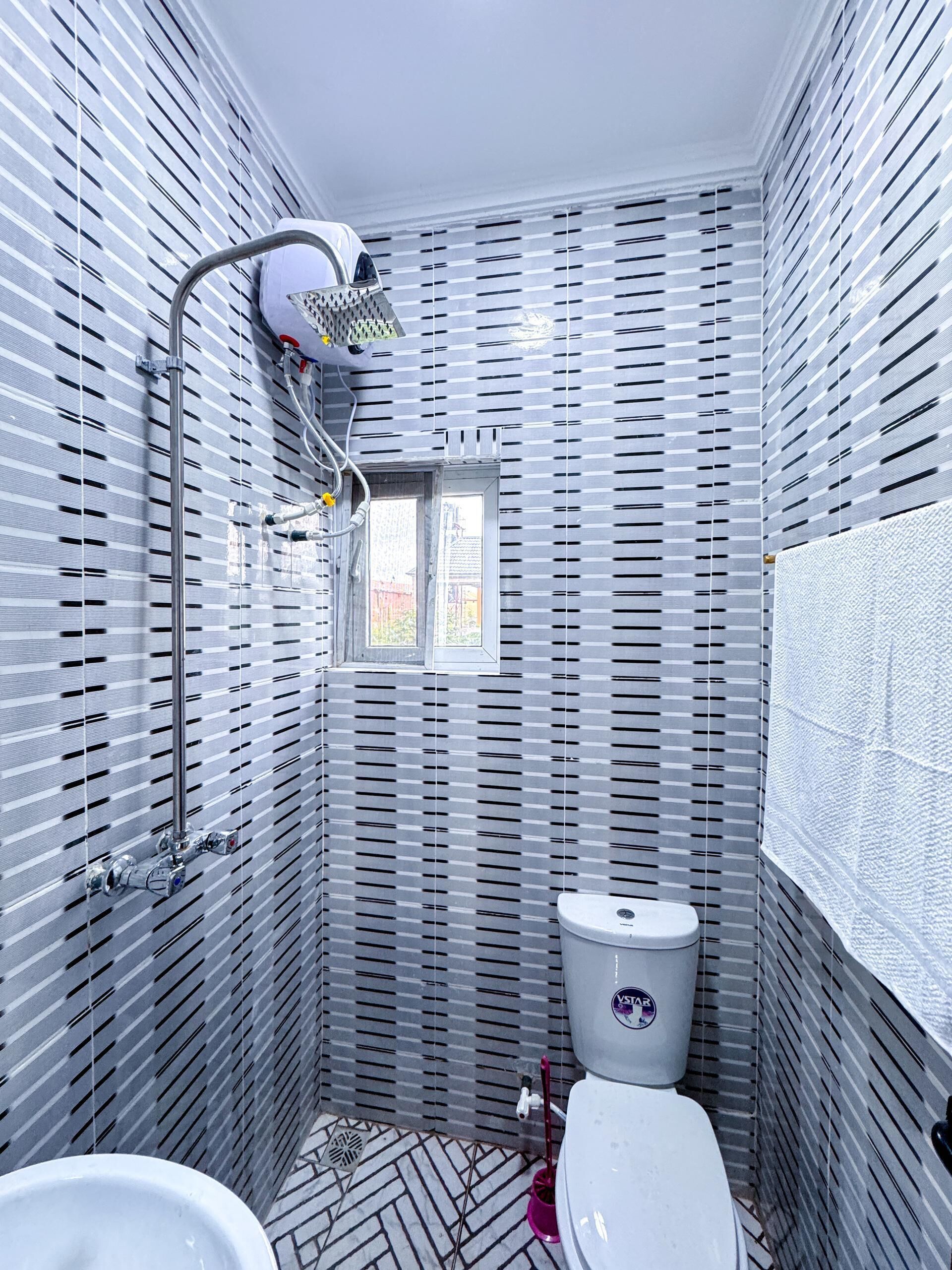 Chambre Double Deluxe, balcon | Salle de bain