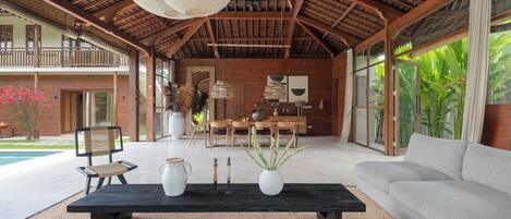 Villa, Pool View | Living area