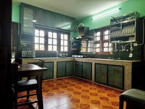 Fridge, microwave, cookware/dishes/utensils - Private Couple Apartment (Kathmandu)