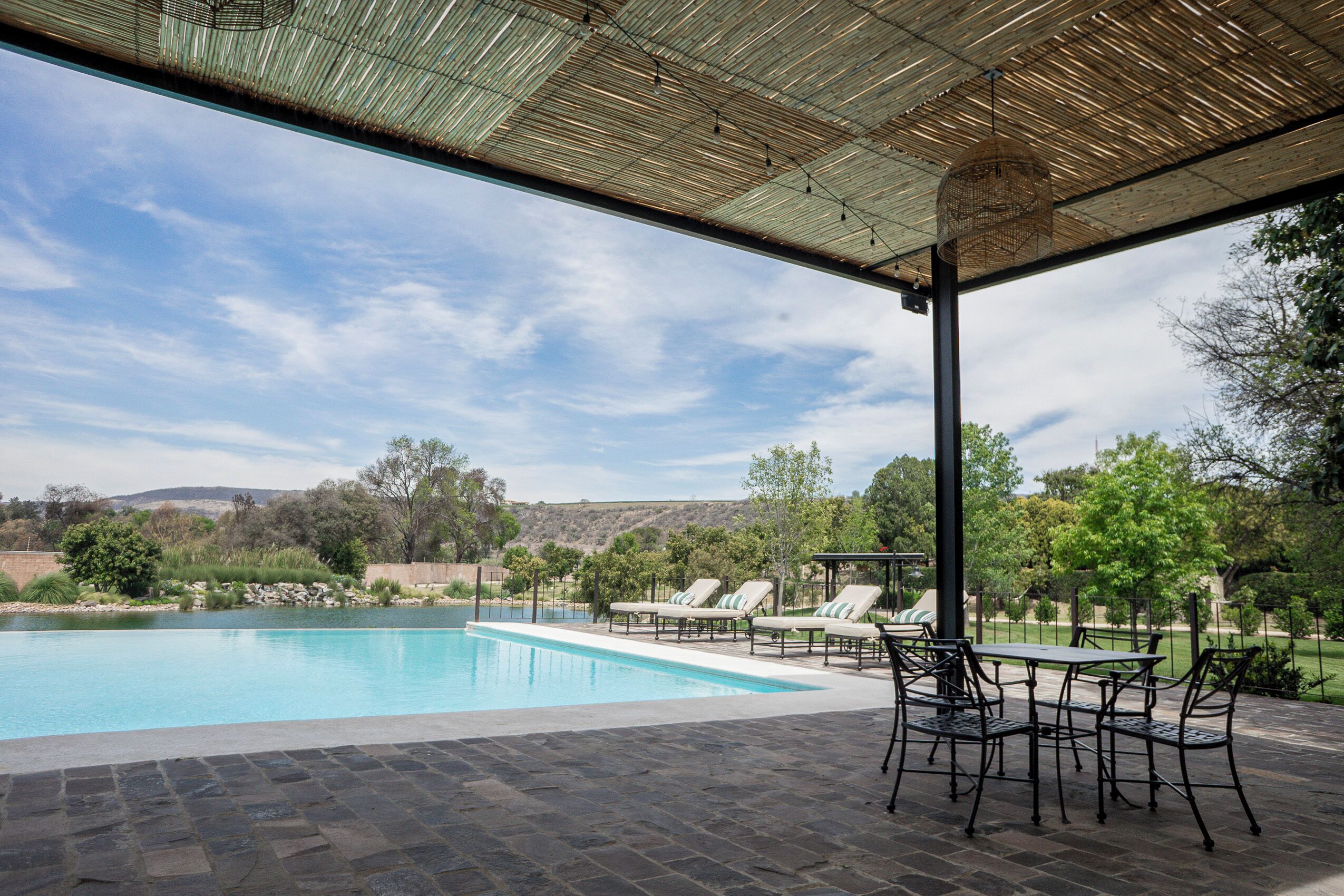 Alberca al aire libre 