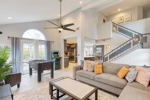 Smart TV, video games, table football