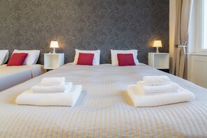 Allergitestade sängkläder, duntäcken och minibar