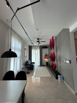 Comfort Apartment, Balcony, City View | Living area | 43-inch Smart TV with digital channels - ICC Luxury Suites Ipoh City Centre (Ipoh)