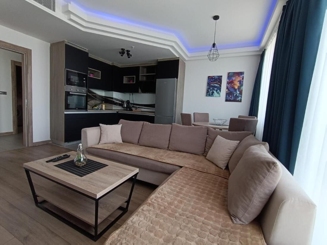 Apartamento, 2 habitaciones, accesible para personas con discapacidad, vistas a la ciudad | Sala de estar