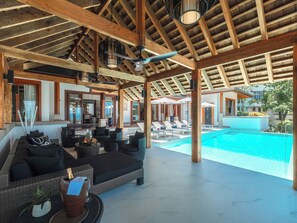 Villa, Sea View | Living area | Smart TV, video library - Sea View Zenith Villa by Elite Havens (Choeng Thale)