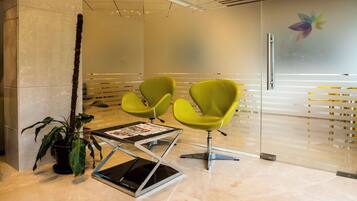 Sala de estar en el lobby